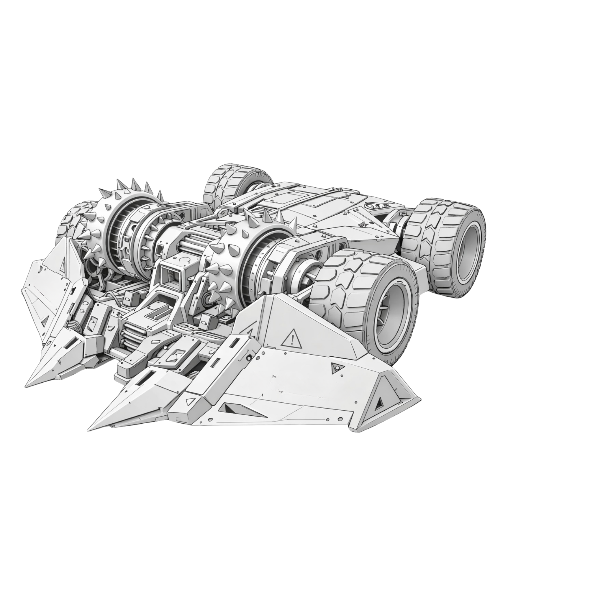 CNC machining ready engineering component render